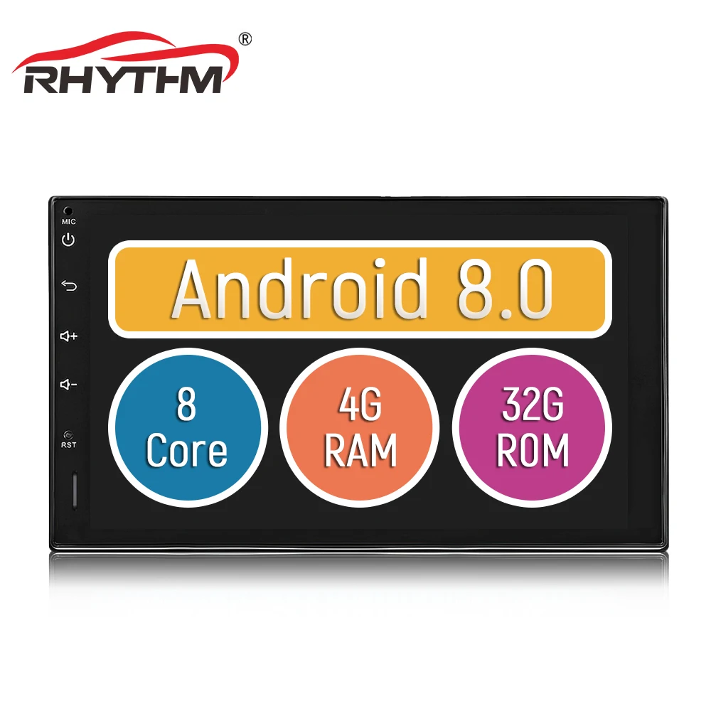 Android 8 0 Octa Core автомобильный Радио 4 Гб + 32G Bluetooth4.0 gps навигации 7 &quot ВЫСОКАЯ ЧЁТКОСТЬ