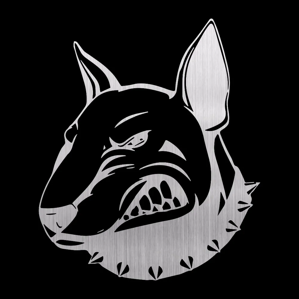 13 3*15 7 см Angry Bullterrier автомобильные наклейки с собаками креативная виниловая