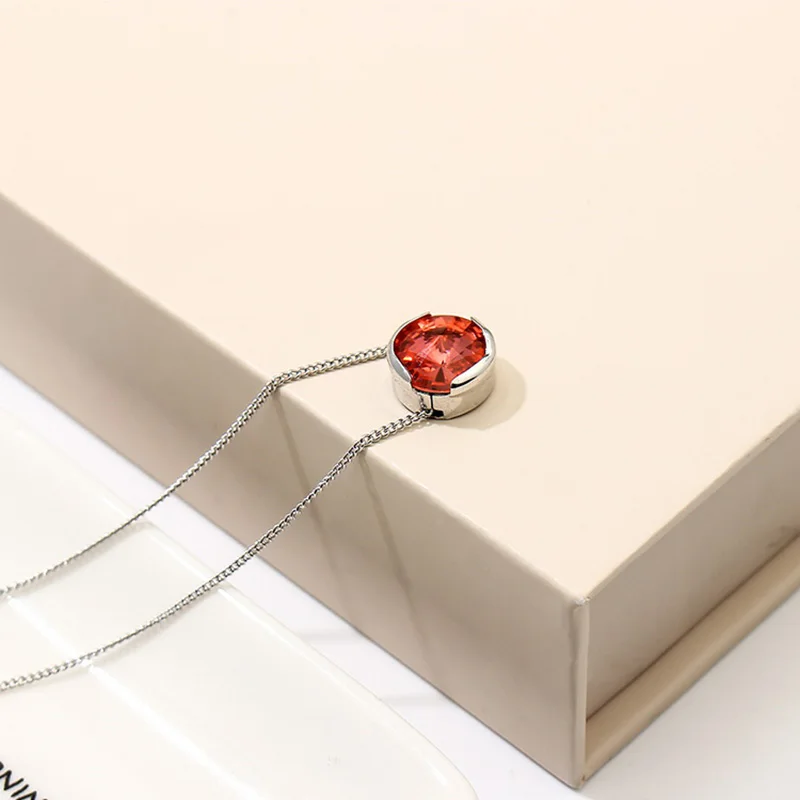 АНКА Мода Круглый Кристалл ожерелье для женщин ювелирные изделия цепь