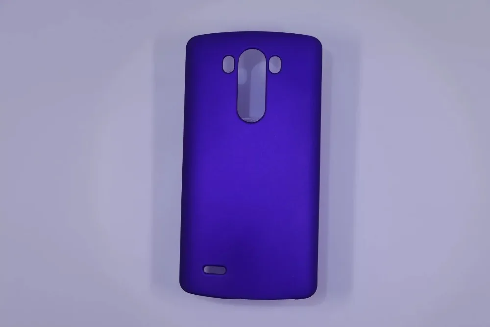 Красочные Матовая Резина Hard Back Cover Case For LG G Vista D631 5.7 дюймов Ультра Тонкий Пластик
