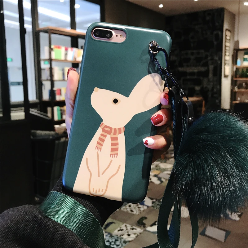 Чехол для iphone XS max Rabbit милый мягкий зеленый чехол 8plus 8 X XR 6s 6sp 7 7P с мультяшным