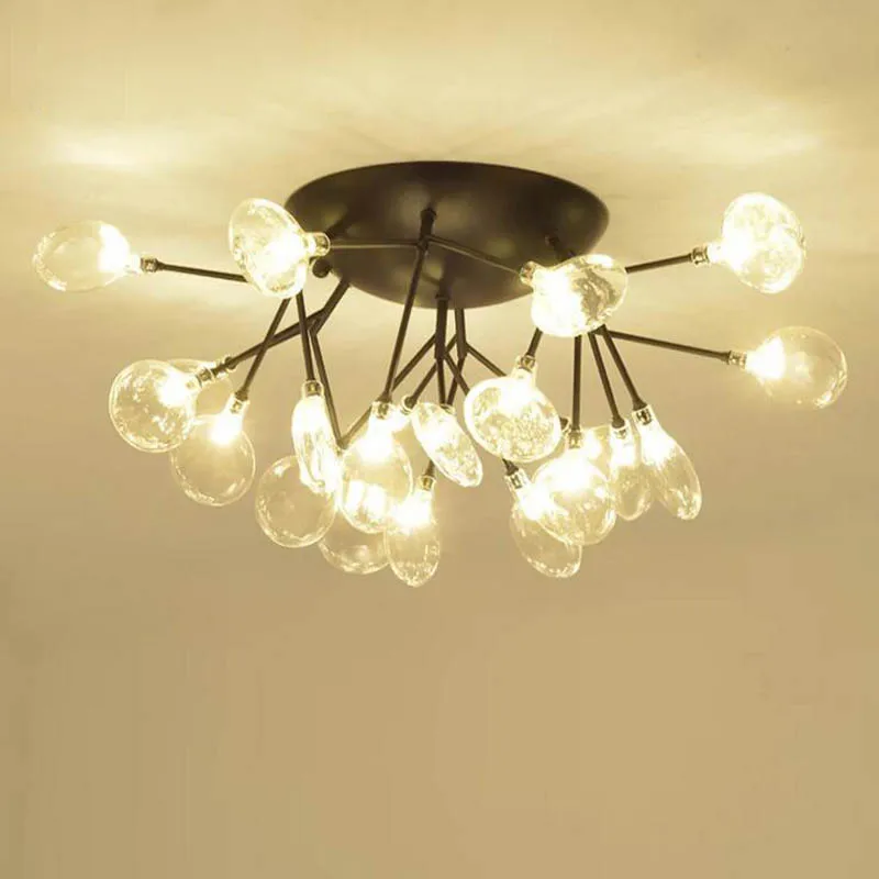 Скандинавская потолочная лампа для гостиной креативная личность детский