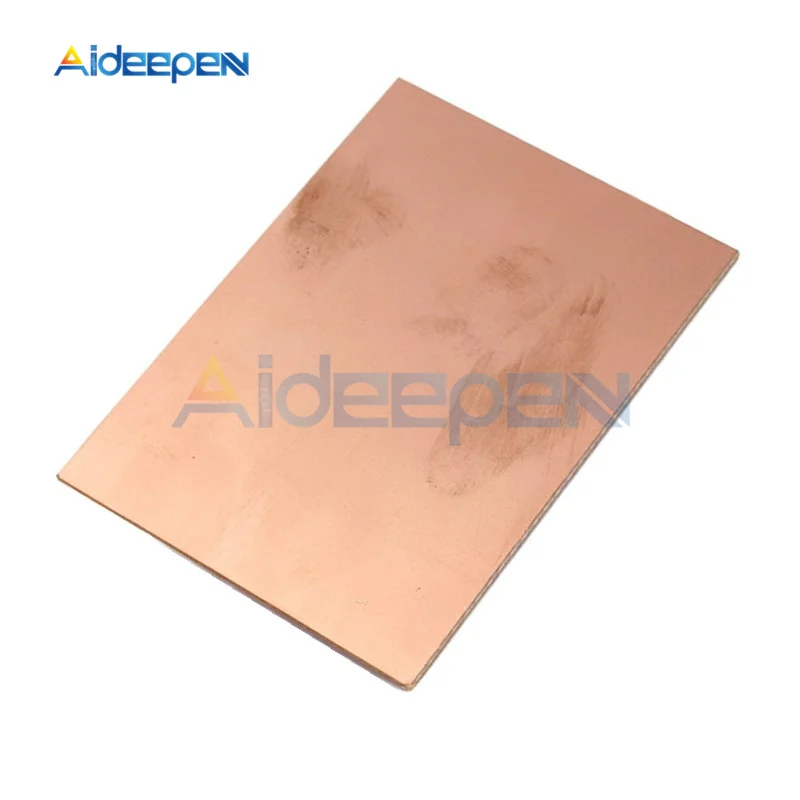 Single 7x10 1 шт. FR4 PCB 7x10 см 10x15 см Одиночная/двухсторонняя медная плакированная пластина DIY PCB комплект ламинированная печатная плата 7*10 см 10*15 см - Цвет: Single 7x10