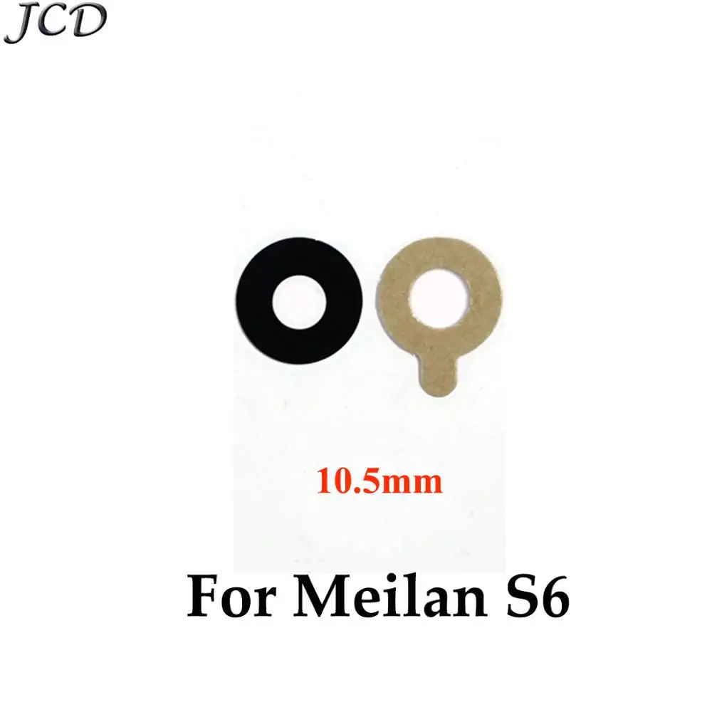 For Meilan S6 JCD задняя Камера Стекло объектив для Meizu MX4 MX5 Pro 5 7 Plus E2 E3 U10 U20 M15 lite 15 плюс для meilan M1 M2 M3 M5s M6 Примечание S6 - Цвет: For Meilan S6
