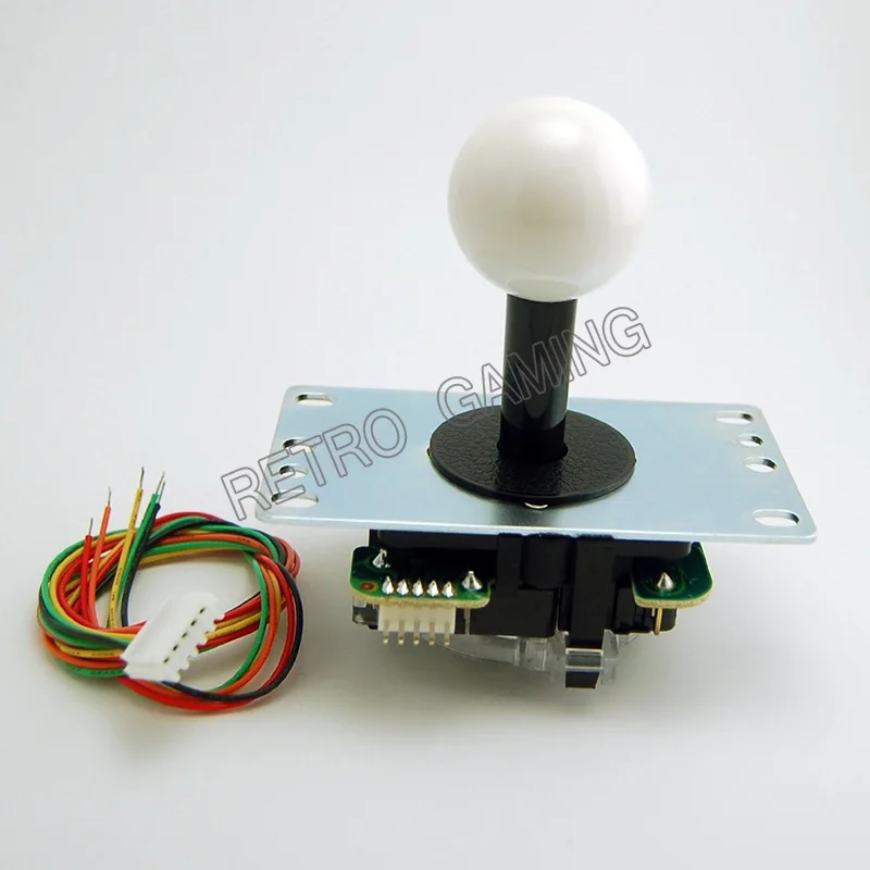

2шт Sanwa оригинальный японский аркадный джойстик JLF-TP-8YT с шариковым верхом и 5pin проводной аркадный джойстик