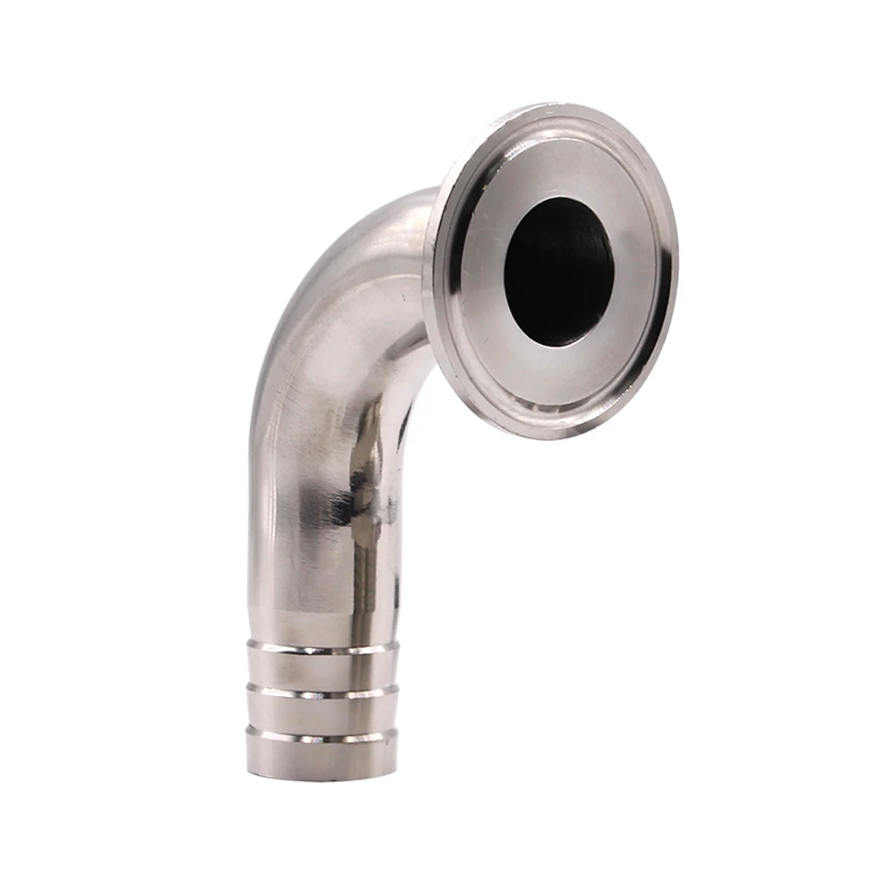DERNORD Triclamp1.5 "50 5 мм * наконечник od25 1" санитарный шланг Барб фитинг 90 градусов