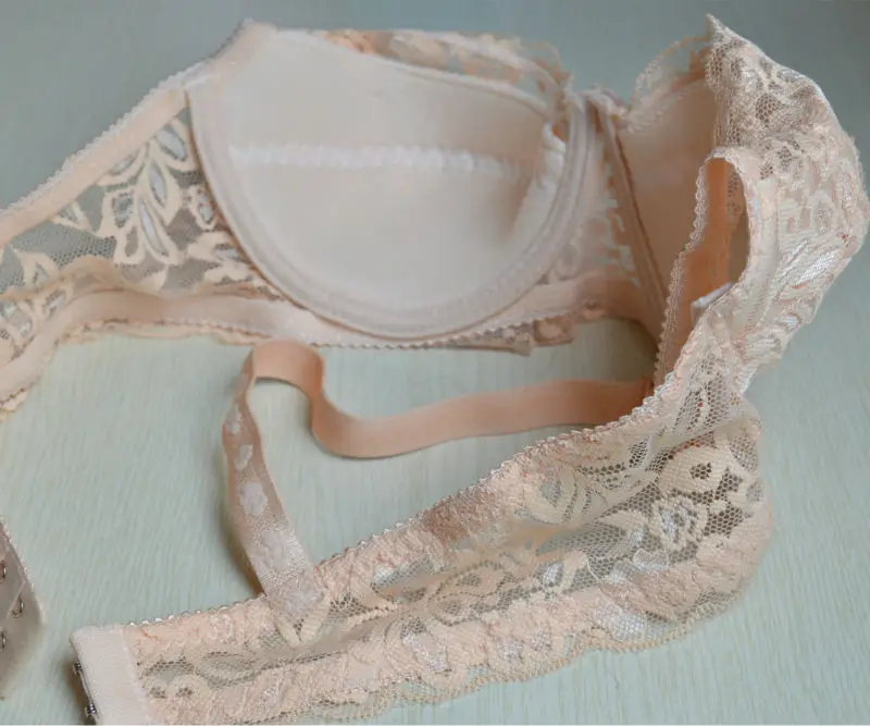 Ladies Secret, хит, тонкое нижнее белье, бюстгальтер без косточек, для женщин, сексуальный, BH размера плюс, Регулируемые бюстгальтеры, для уменьшения груди, B C D DD E F 34-44