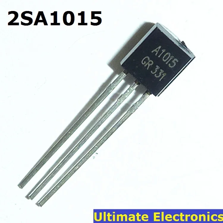 

100pcs 2SA1015 in-line triode transistor TO-92 0.15A 50V PNP A1015