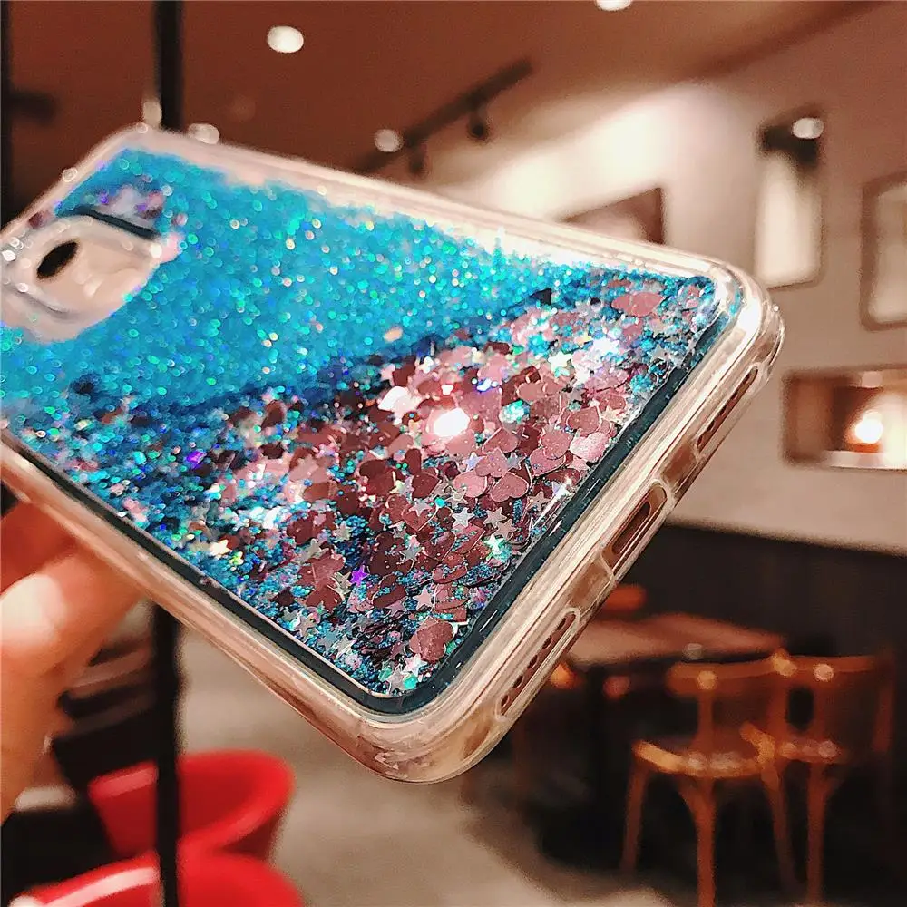 Динамический Bling песок блеск зыбучие пески чехол для SamSung Галактики J1 J120 J3 J330 J5 J6 плюс J8 J7 J2 Prime крышка