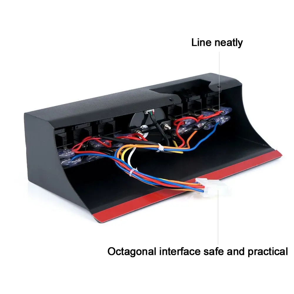 Панель перекидного переключателя 6 дюймов блок управления источником энергии