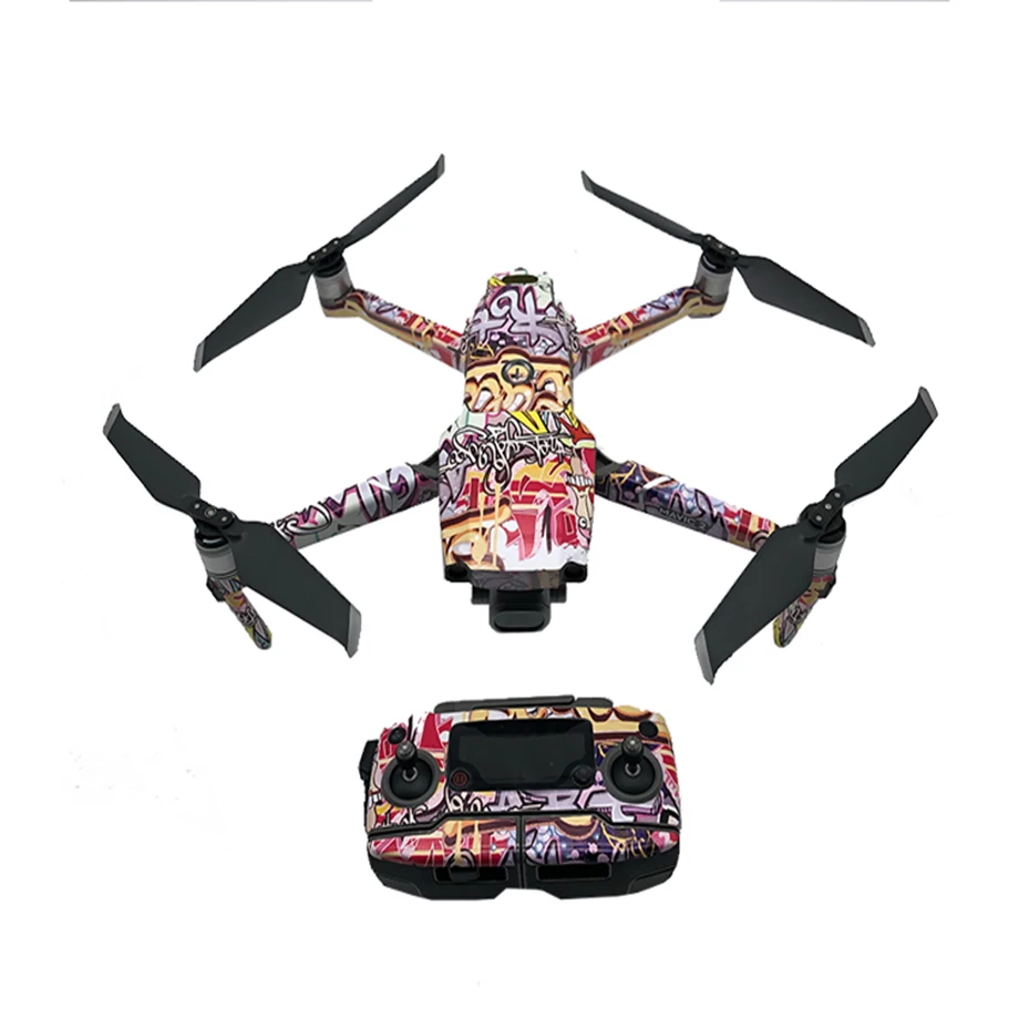 Набор наклеек с граффити для DJI Mavic 2 Pro/ Zoom пульты дистанционного управления и 3