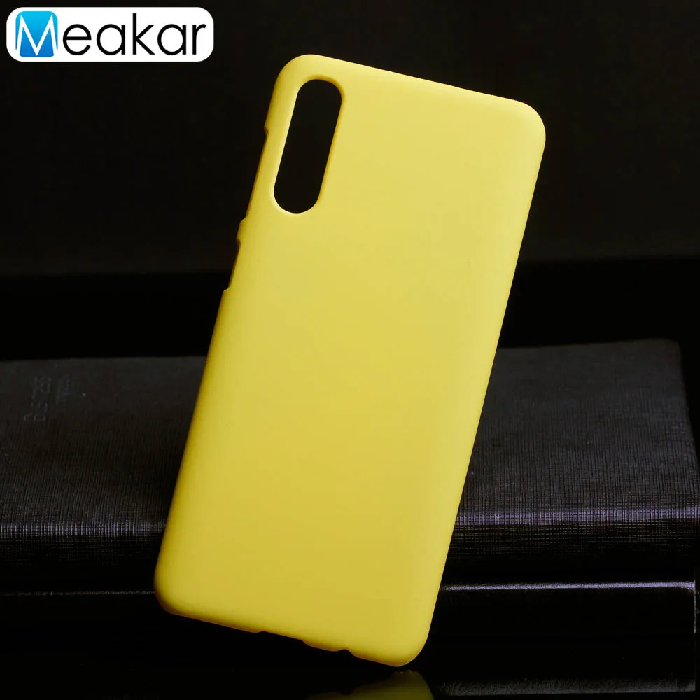 Матовый пластиковый чехол для Samsung Galaxy A50, чехол для Samsung Galaxy A50 SM-A505F SM A505F, задняя крышка для телефона - Цвет: Yellow