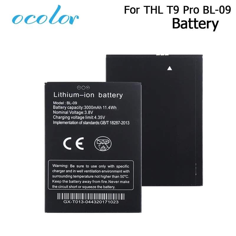 Hyyt для THL T9 Pro bl 09 Батарея 3000 мАч длинные в режиме ожидания Новый замены