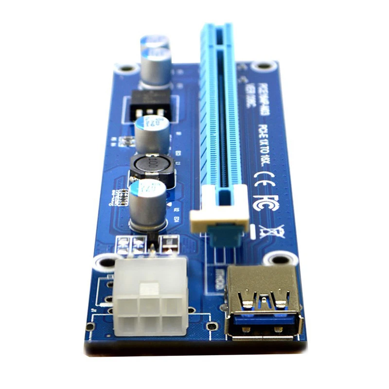 PCI Express e 1X к 16X кабель для майнинга USB 3 0 Биткоин Майнер машина X16 адаптер питания от