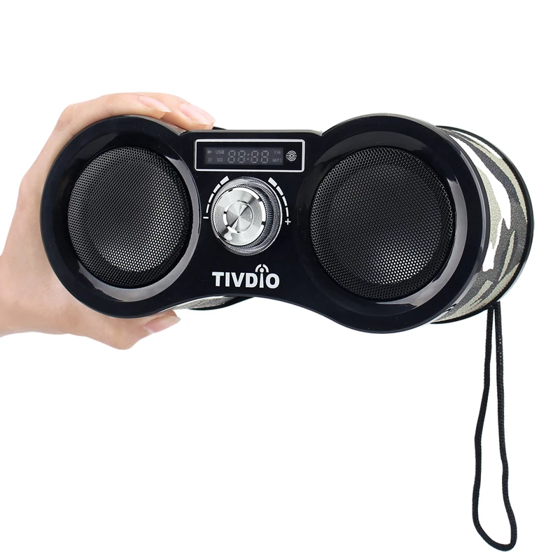 Tivdio камуфляж Стерео FM Радио USB/TF с Динамик MP3 музыкальный плеер с Дистанционное управление приемник Радио F9203M