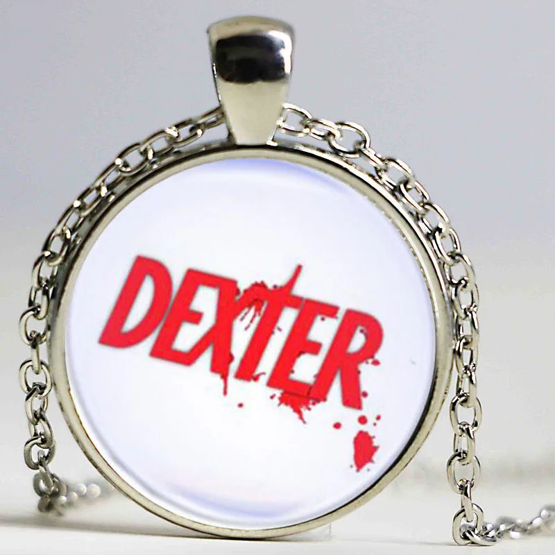 Dexter вдохновляющие фильм тематические Ожерелье Стекло Кабошон Подвеска Новинка