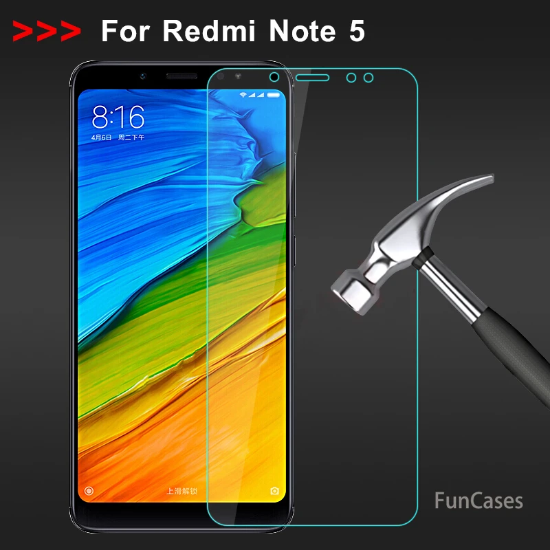 Закаленное стекло для Xiaomi Redmi Note 5 Pro защитная пленка 9 H 2.5D Защитная Note5 | Мобильные