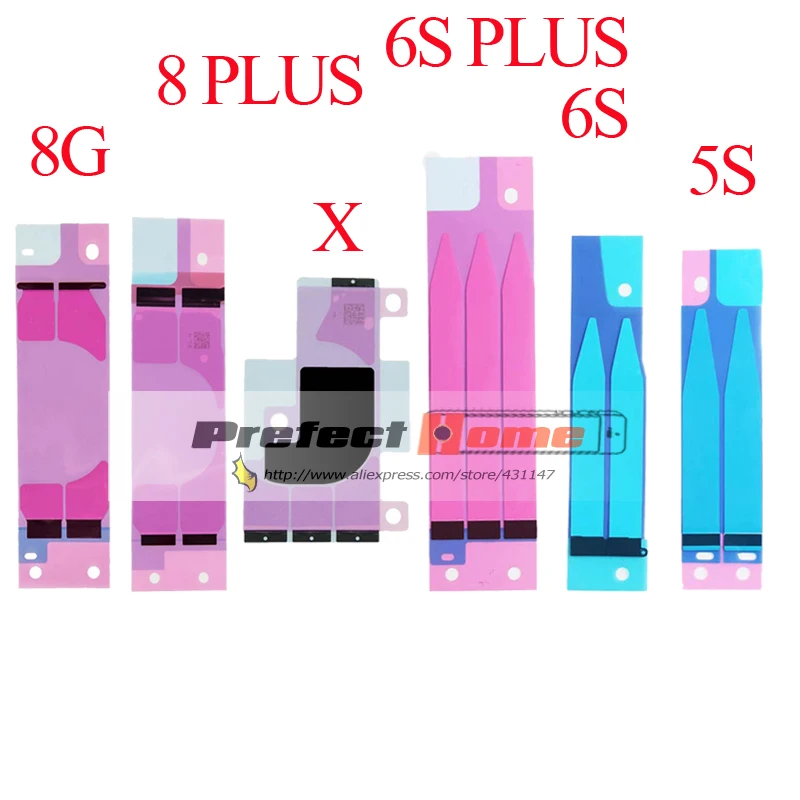 10 шт./лот наклейка на аккумулятор для iPhone 7 6 Plus 7P 3M клейкая лента 6S 5S X 8P 8 SE 5C