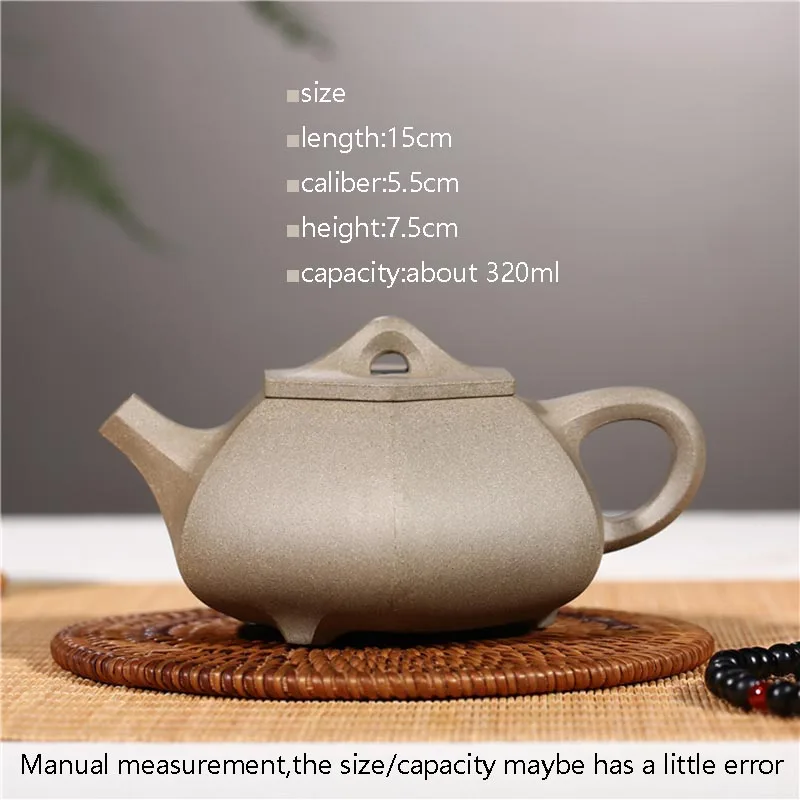 320ml Yixing Zisha Zhu Mud Hexagonal Teapot Famous Handmade Purple Clay Qin Hui Duan Pot Drinkware with Certificate Gifts | Дом и сад