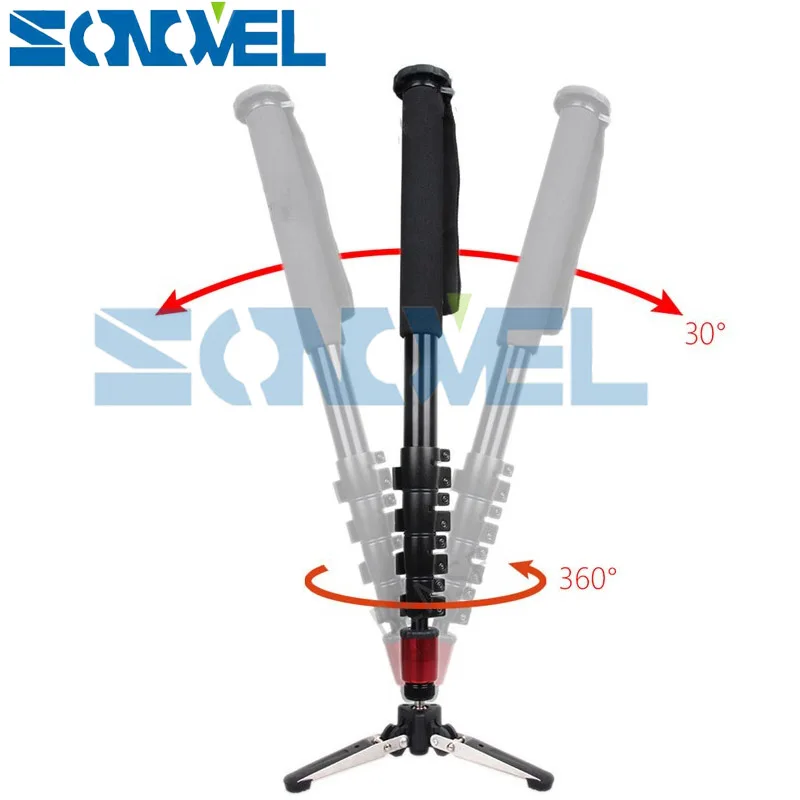 Монопод для видеокамеры монопод с защелкой и 3 ножками штатив canon nikon sony Pentax DSLR camera
