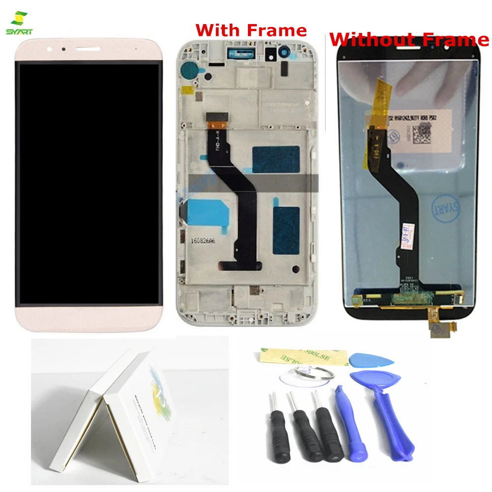 G8 рамка для huawei ЖК экран + сенсорный Рамка дигитайзер сборка Замена GX8 (запас Nova3