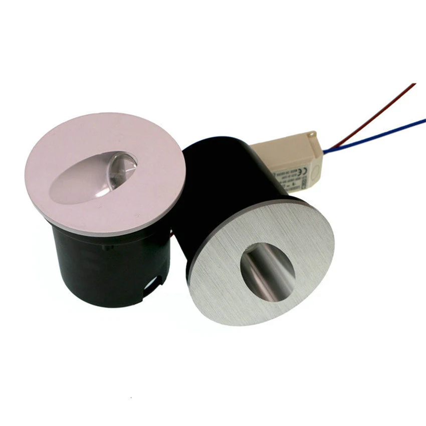 Круглый настенный светильник 3 Вт светодиодный для лестницы алюминиевый