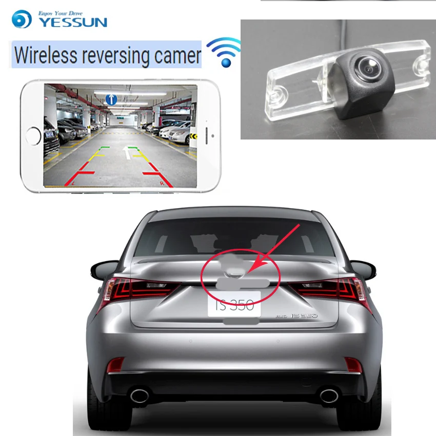 YESSUN car Reverse wireless reverse camera hd night vision  For Morris Garages MG7 MG6 for ROEWE 350 2010~2014