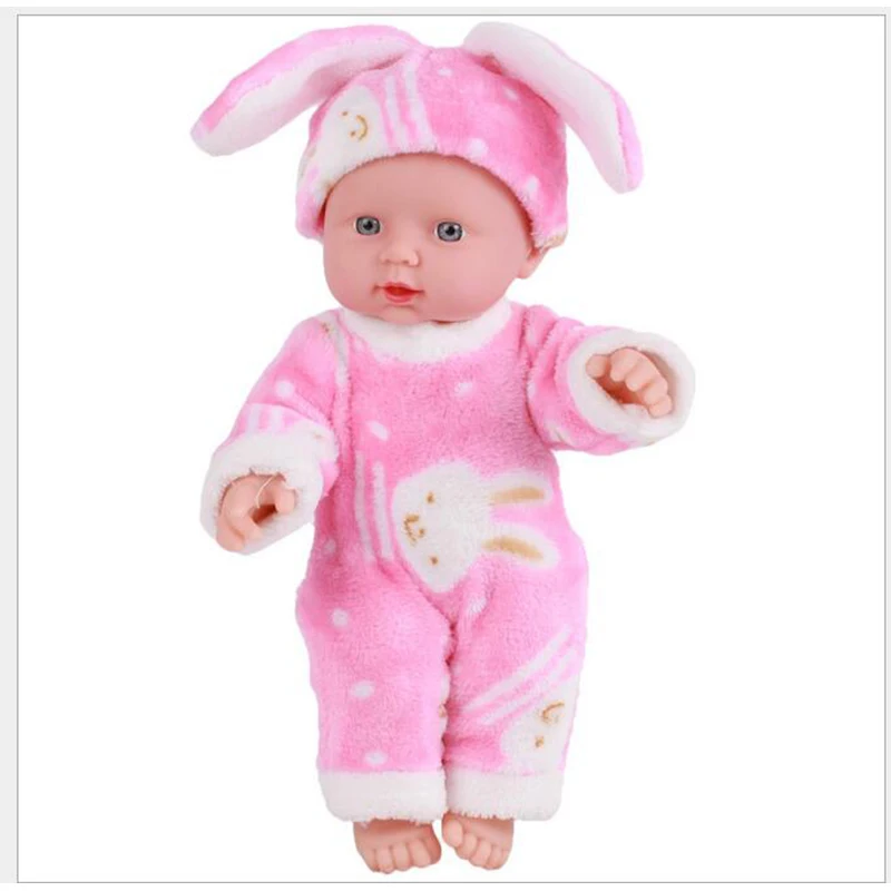 1" 30 см детские игрушки мягкие силиконовые Reborn Baby Реалистичная виниловая кукла черный Reborn Младенцы Куклы с одеждой для девочек