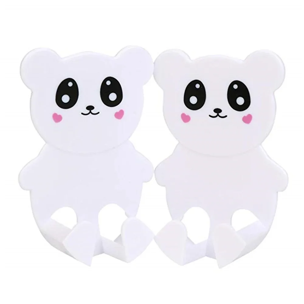 Shelves for wall rack Cartoon Plug Holder Storage Rack Hook Kitchen Decoration Cute plastic drop ship | Дом и сад