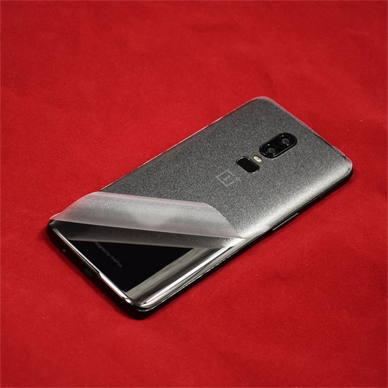 Прозрачная задняя паста OnePlus 7T Pro прочная прозрачная HD сетка из углеродного