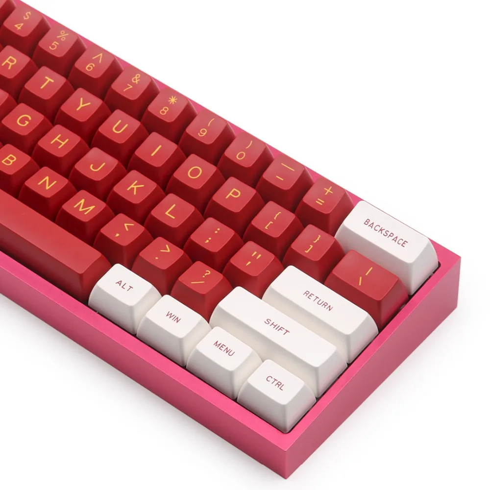 Полностью собранная клавиатура TOFU 60% с переключателями DZ60 PCB kailh box с вишневыми стабилизаторами без колпачков