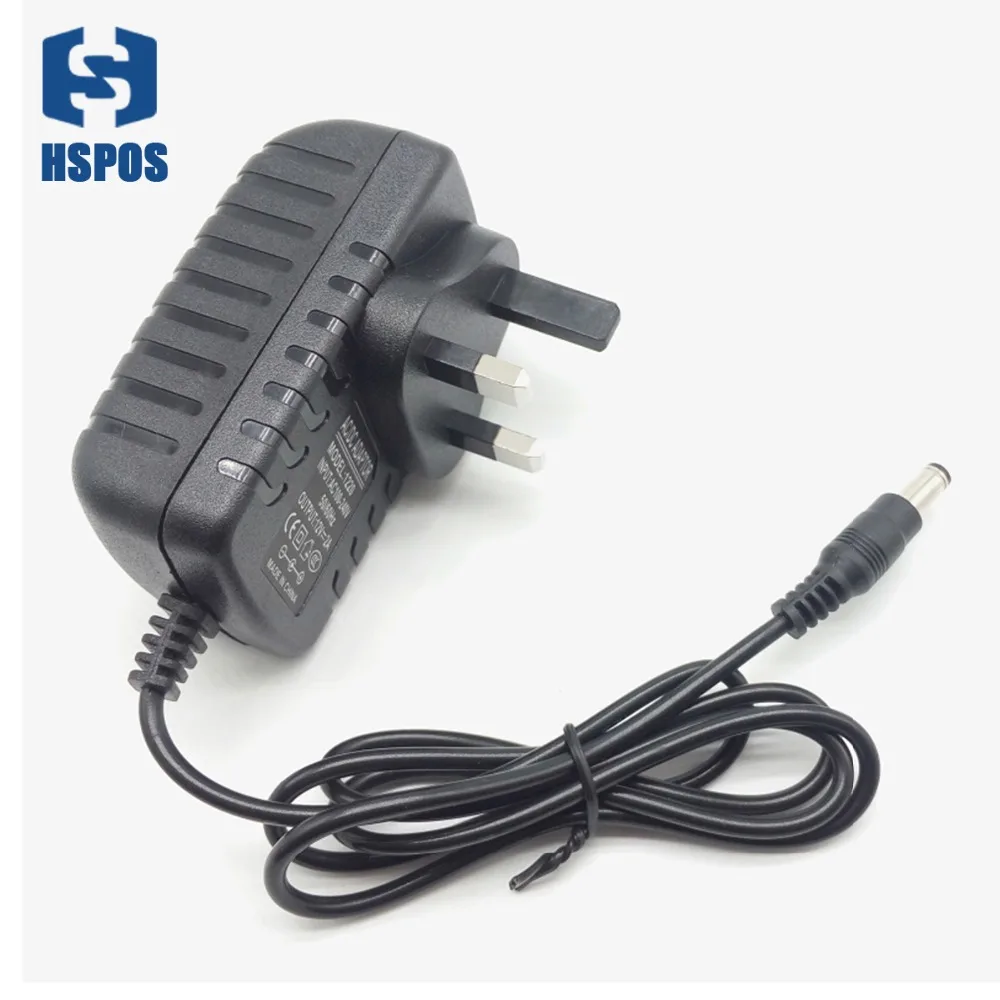 12V 2.5A Британский Стандартный адаптер питания для pos принтера | Компьютеры и офис