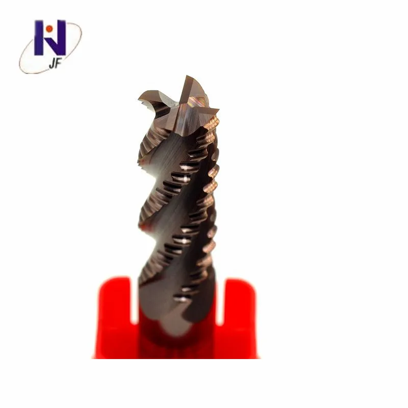

D5x15x50x4T HRC55 TiXCo Solid Carbide 4 Flute Roughing End Mills