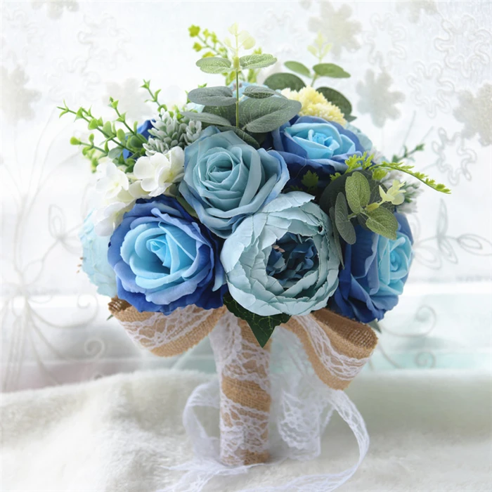 Lovegrace Искусственные цветы розы Пион Шелковый Свадебный букет Homme Mariage вечерние свадебные украшения выпускного вечера аксессуары поставки
