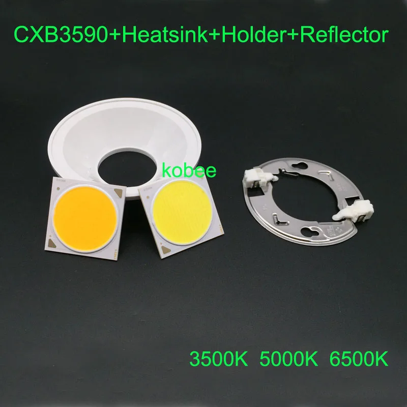 CREE CXB3590 COB светодиодный Grow светильник полный спектр с идеальный держатель 50 2303CR