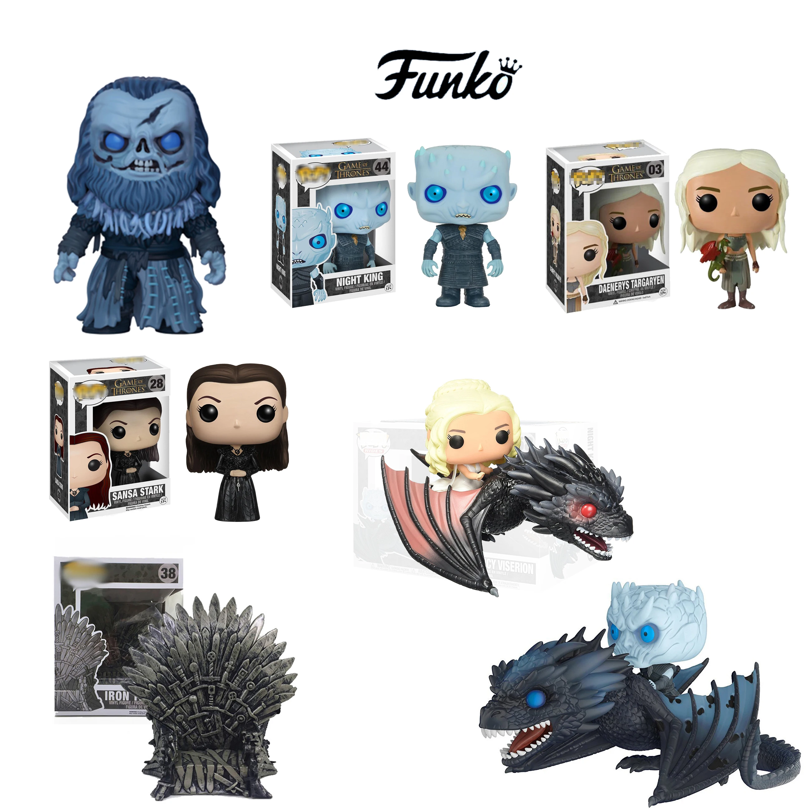 FUNKO POP Игра престолов фигурка игрушки Ходор ночной король дэнери Джон Сноу на