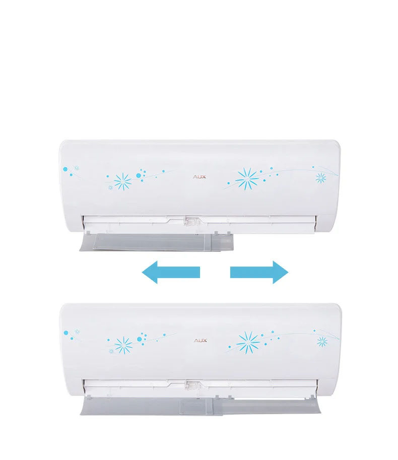 Air conditioning windshield anti-straight blow wall hanging telescopic length