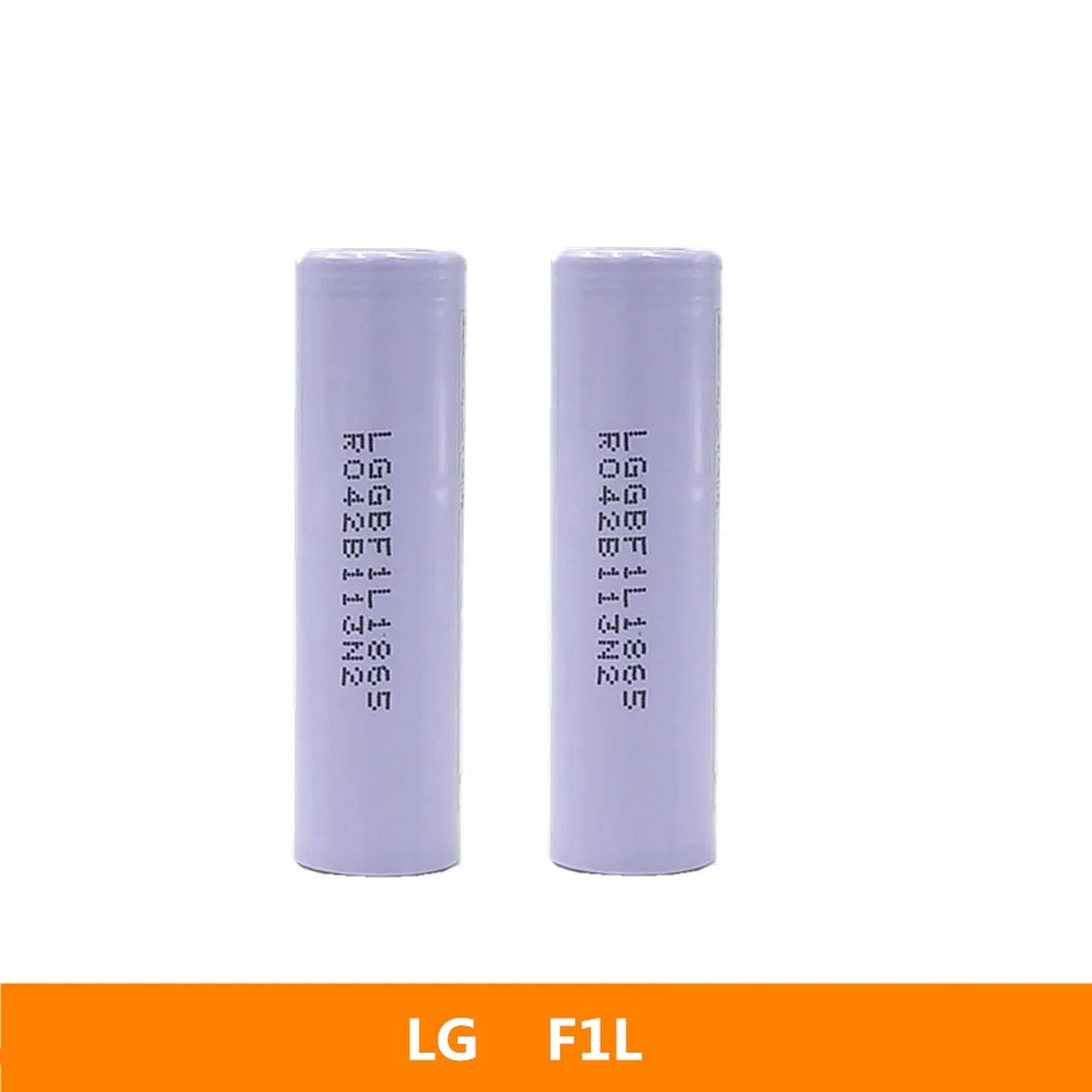 Аккумуляторная батарея IMR для LG INR18650F1L F1L Chem 3 7 в 18650 мАч 2 шт. | Электроника