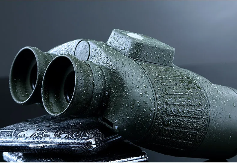 Российский военный бинокль 10x50 HD с большим зумом FMC покрытие W/цифровой компас телескоп охотничий Jumelles BAK4 бинокулярный