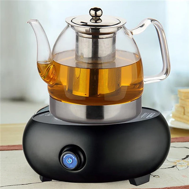 UPORS стеклянный чайник с Infuser высокой термостойкостью микроволновый съемный сито