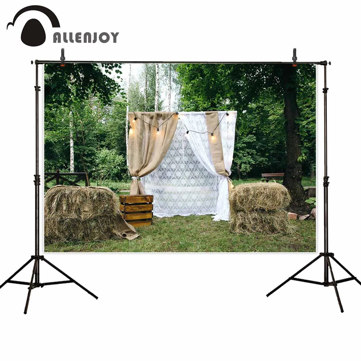 Фон для профессиональной фотосъемки Allenjoy Свадьба Арка Дамаск украшение в