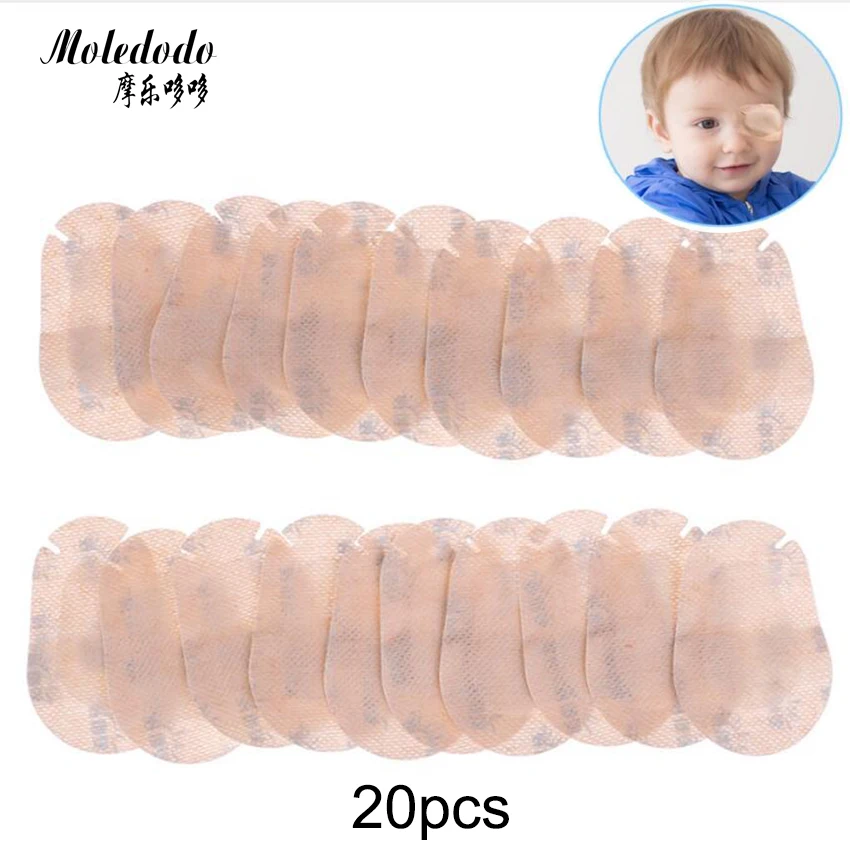 

20PCS Soft Child Amblyopia Training Eyeshade Amblyopia Orthoptic Corrected Eye Patches Children Occlusion Medical Lazy Eye Mask