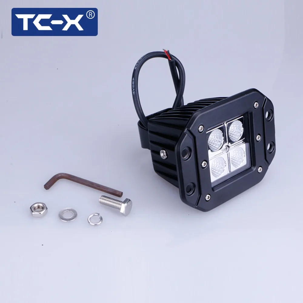 TC-X 4x3 Вт 12 LED Worklight Автомобилей Прожектор Фары для Offroads 4X4 Хождение/охота/Рыбалка