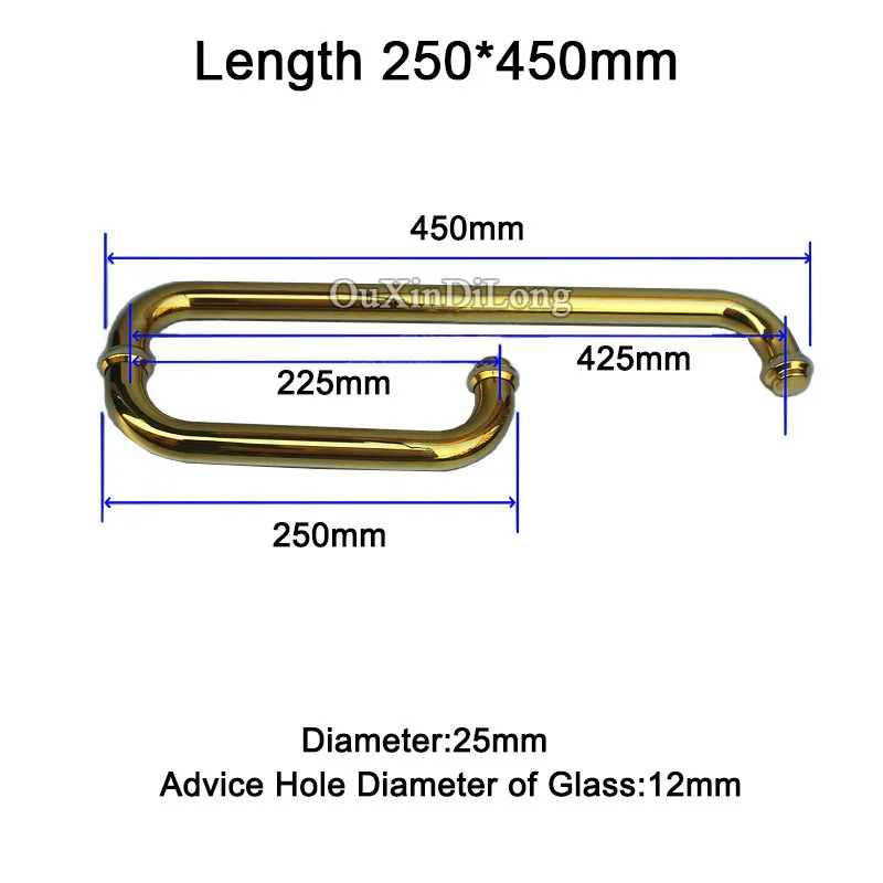 Топ Дизайн L форма нержавеющая сталь Безрамная душевая дверь Pull/Push ручки