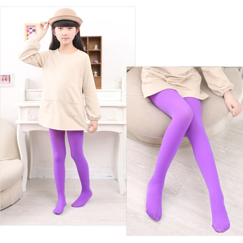 Детские колготки для балета девочек Непрозрачные Колготки чулочно носочные