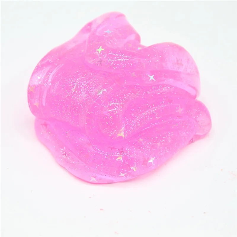 2019 пенная прозрачная пушистая слизь DIY Crystal Lizun тесто антистресс шламовая игрушка