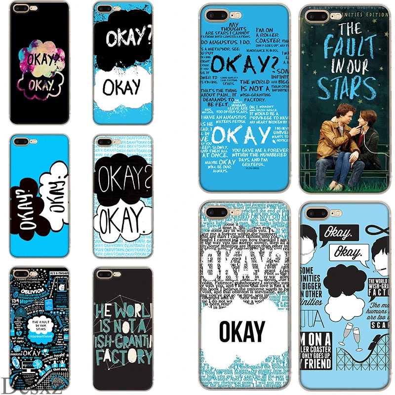 Чехол для телефона с ошибкой в наших звездах OKAY чехол iPhone 5 5S SE 6 6s 7 8 Plus X XS XR Max