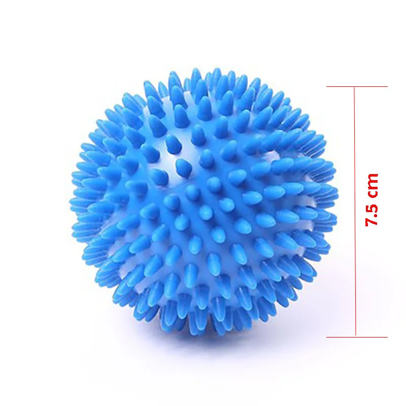 7.5cm6colorFitness ПВХ шарики для массажа рук подошвы Ежик сенсорный хват тренировочный