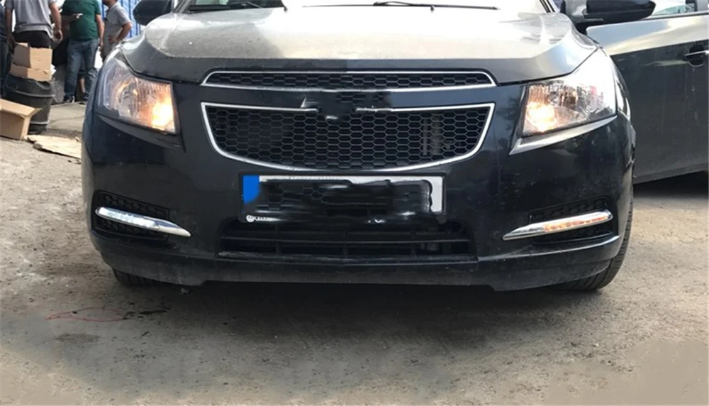 Автомобильная проблесковая для chevrolet cruze 2009 2010 2011 2012 2013 DRL Вождения освещают светильник противотуманная фара реле DRL Дневной светильник