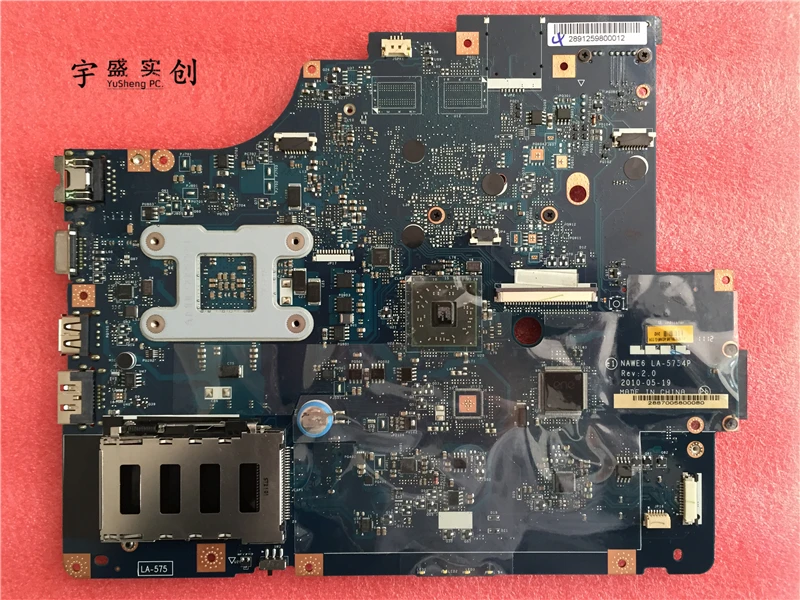 LA 5754P материнская плата для ноутбука Lenovo G565 Z565 ноутбук (с портом HDMI) 100%